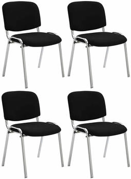 CLP 4er Set Stühle Ken C Stoff schwarz CLP 4er Set Stühle Ken C Stoff schwarz