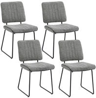 byLIVING Kufenstuhl "Liam 4er-Set" (Set) 4 Stk.moderner Stuhl im praktischen 4er-Set