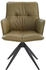 Dieter Knoll Armlehnstuhl Olivgrün Rindleder 59x89x63 cm (1475021212)