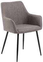 ACTONA GROUP Esszimmerstuhl "Glenda 2er Set, Stoff - mit Armlehne & gepolstert in