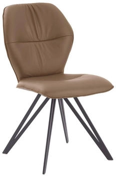Valdera Stuhl Schlamm Taupe Rindleder 58x91x59 cm (1475023332)
