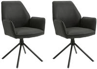 byLIVING Esszimmerstuhl "Blair" (Set) 2er-Set, 360 Grad drehbar, gem&uuml;tlicher Sessel,