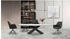 Mid.you Armlehnstuhl-Set Anthrazit Schwarz Flachrohr 57x89x61 cm (2047008301)