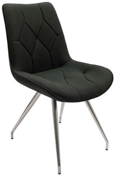 Novel Esszimmerstuhl HENRY 51x89x66 cm (HD81386-SS) Schwarz