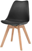vidaXL Esszimmerst&uuml;hle 2 Stk. Schwarz Kunststoff
