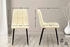 CLP 4er Set Esszimmerstuhl Antibes Kunstleder creme (325037)