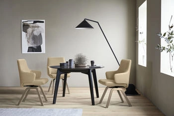 Stressless Polsterstuhl Laurel 58x92x59 cm, Leder PALOMA, Vollholz, beige (sand paloma, eiche natur) Polsterstühle (90943618-0)