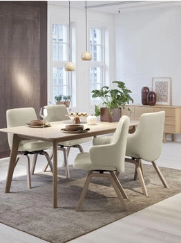 Stressless Polsterstuhl Laurel 58x92x59 cm, Leder BATICK, Vollholz, beige (cream batick, schwarz) Polsterstühle (67553353-0)