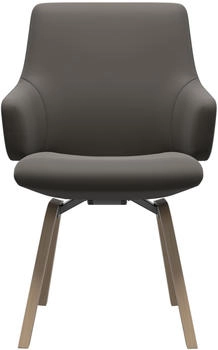 Stressless Polsterstuhl Laurel 58x92x59 cm, Leder PALOMA, Vollholz, grau (metal grey paloma, walnuss) Polsterstühle (11486867-0)