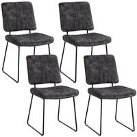 byLIVING Kufenstuhl "Liam 4er-Set" (Set) 4 Stk.moderner Stuhl im praktischen 4er-Set