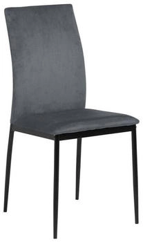 Mid.you Stuhl Schwarz Dunkelgrau rund 43.5x92x53 cm (1749076602)