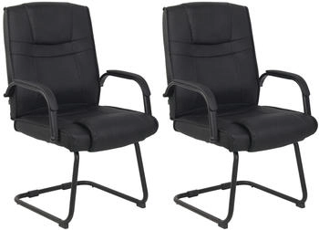 CLP CLP 2er Set Attila mit Metallgestell chwarz/schwarz (323167)