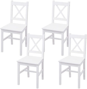 MCW Esszimmerstuhl F77 4er-Set Wei&szlig; (69789)