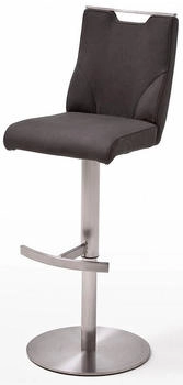 MCA Furniture Bistrostuhl "GIULIA" grau (anthrazit edelstahl geb&uuml;rstet) B:39cm H:88cm T:50cm (53993017-0) anthrazit edelstahl geb&uuml;rstet