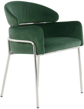 Kayoom Armlehnstuhl Silber Metall Kunststoff 58x79x57 cm Bsci (005937041101)