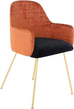 Kayoom Armlehnstuhl Gold Holz Metall Kunststoff Kiefer 53x85x50 cm Bsci (005937049204)