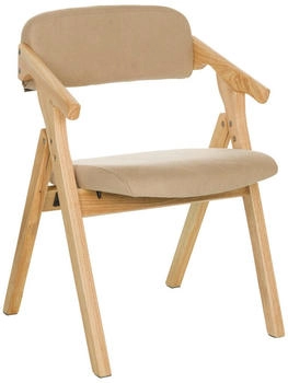 Mid.you hjh OFFICE Klappstuhl SCANDIO Stoff Beistellstuhl Gästestuhl Stuhl klappbar bis 120 kg belastbar (729443)