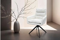 byLIVING Esszimmerstuhl "Pura" (Set) 2 Stk.Sitzschale 360drehbar, Metall...