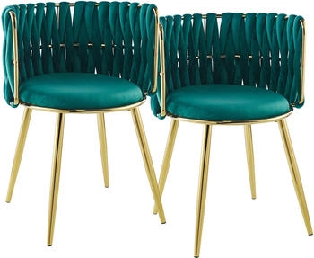 Kayoom Stuhl Melly 100 2er-Set Grün (005937048103)