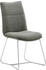 MCA Furniture 2er Set Kufenstuhl Hampton/Chenille-Optik in Olive (HAKE51OL)