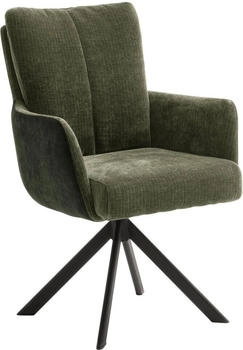 MCA Furniture Esszimmerstuhl MALIA Set 2 St olive schwarz matt lackiert olive (56475609)