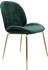 Kayoom Stuhl-Set Grün Messing Metall Kunststoff 47x90x59 cm (VNI1P)