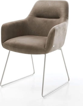 DeLife Esszimmerstuhl Pejo-Flex Mikrofaser (20550) taupe