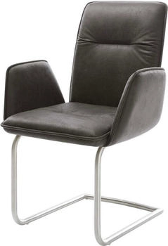 DeLife Freischwinger Vinja-Flex Mikrofaser (13609) anthrazit