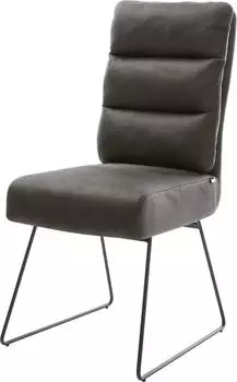DeLife Esszimmerstuhl Pela-Flex Mikrofaser (13377) schwarz/anthrazit