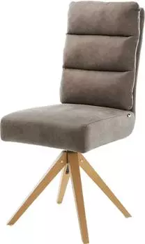 DeLife Esszimmerstuhl Pela-Flex Mikrofaser (28232) taupe
