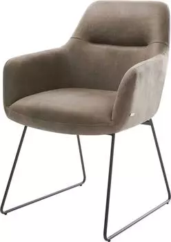 DeLife Esszimmerstuhl Pejo-Flex Mikrofaser (20574) schwarz/taupe