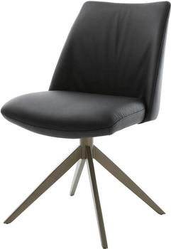DeLife Drehstuhl Elso-Flex Echt-Leder (37084) schwarz