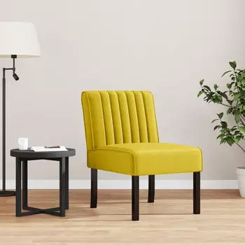 vidaXL Polsterstuhl Gelb Samt (352455)