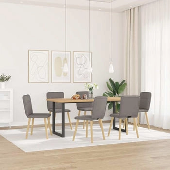 VidaXL Esszimmerstühle Aus Massivholz (Gummibaum) 2er Set – Mit Sitzkissen, 90 Cm Hoch, Natur