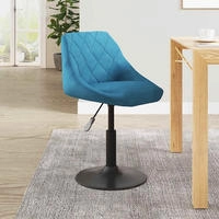 vidaXL Esszimmerstuhl Blau Samt