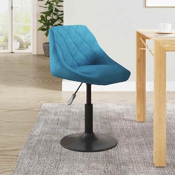 vidaXL Esszimmerstuhl Esszimmerstuhl Blau Samt (1 St), Blau | Blau (3088817)