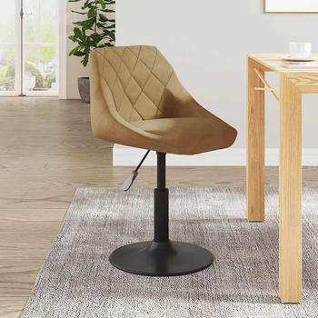 vidaXL Esszimmerstuhl Esszimmerstuhl Braun Samt ( ), Braun | Braun (3088811)
