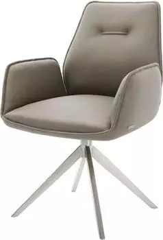 DeLife Esszimmerstuhl Zoa-Flex Echt-Leder (36309) schlamm