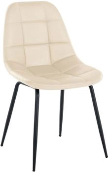 M&ouml;bel Kraft Esszimmerstuhl Ciril / Tom Material-Mix creme