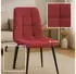 CLP Tilde Esszimmerstuhl Cord Bordeauxrot, 4er Set (327132)