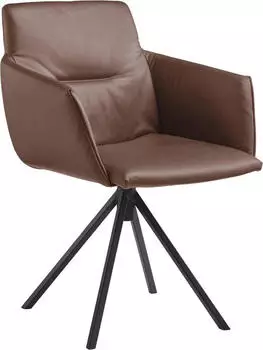 Musterring JustB SP500 Polsterstuhl Longlife Xtra-Leder tabacco mit Armlehne (617639)