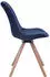 CLP Troyes Esszimmerstuhl Samt, drehbar, Walnuss/Pink (312169)