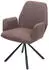 MCW Esszimmerstuhl H71 Stoff/Textil, Stahl, braun (MCW-H71)