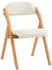 SoBuy Klappstuhl Weiß Holz 47x93x8 cm Esszimmer Stühle Klappstühle