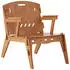 SoBuy HFST02 Kinderstuhl mit Rücklehne Sitzhöhe 35cm Braun (HFST02-BR)