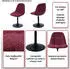 Mendler HWC-A60 Drehstuhl Chenille 465g/m² dunkelgrau (108894)
