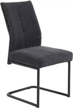 Hela Dagmar Schwingstuhl Cord Anthrazit, Federkern (51662529-0)