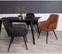 House Nordic Harbo Esszimmerstuhl Kunstleder Schwarz 2er-Set (Harbo)