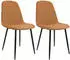 CLP Maryam Esszimmerstuhl 2er Set Stoff orange (CLP 327164)
