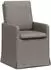 vidaXL Esszimmerstühle 2er-Set Taupe Stoff (42017922)